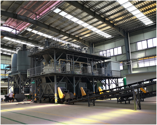 安徽眾和陶板原料自動配料生產(chǎn)線